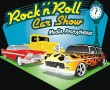 Annual Rock'n'Roll Car Show in Media, PA