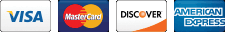 Credit cards accepted
